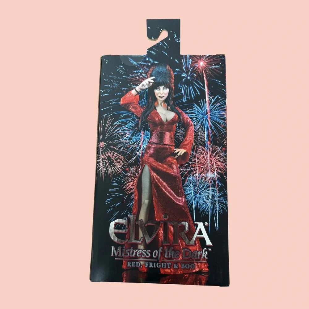 NECA Elvira Mistress of the Dark Red Fright & Boo 8 Inch Action Figure New